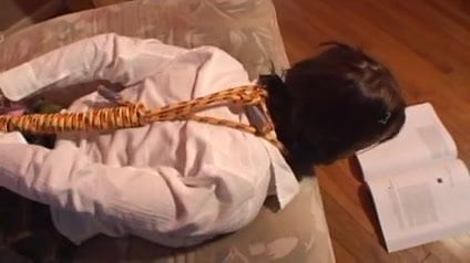 Bondage and anal fucking for Cutie