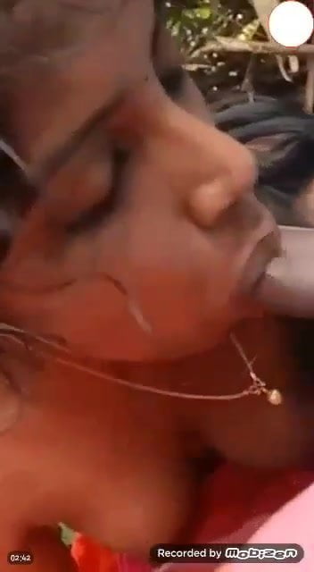 Vilupuram tamil college girl sucking her bf cock in forest