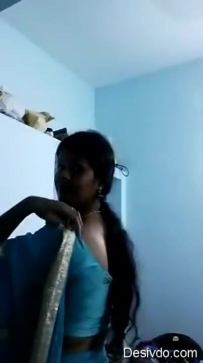 Indian tamil aunty selfie to her husband