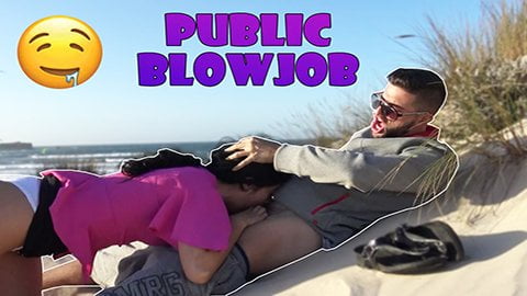 PUBLIC BLOWJOB ON THE BEACH OF PORTUGAL