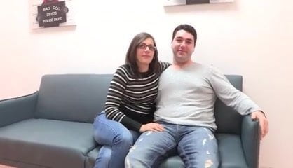 A married couple's first threesome! They will fuck Siona, too