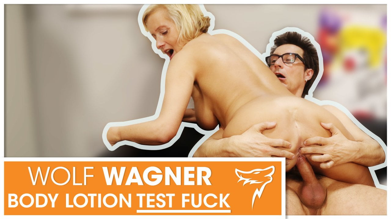 Leni gets fucked during a body lotion test! wolfwagner