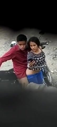 Public sex on the motorcycle
