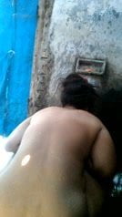 Bangla desi Big ass Aunty hidden bath by not nephew