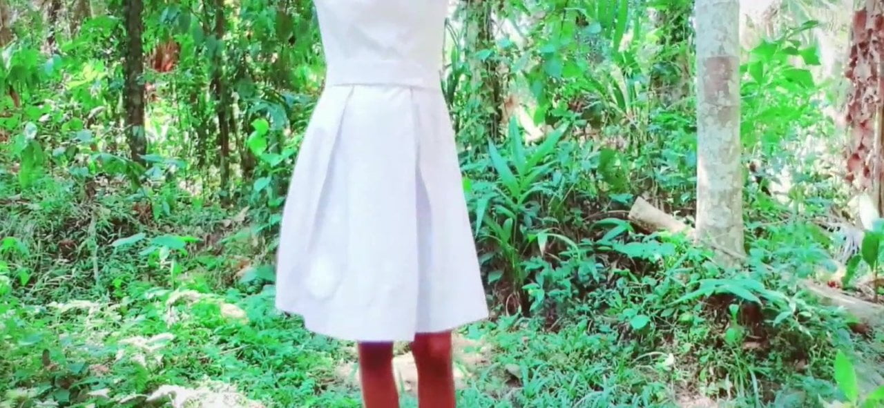 Sri Lankan School girl sex fun and shower in forest
