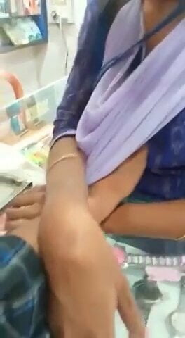 Indian college girl’s boobs squeezed by her boyfriend