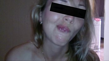Blowjob from my wife with the final in the mouth