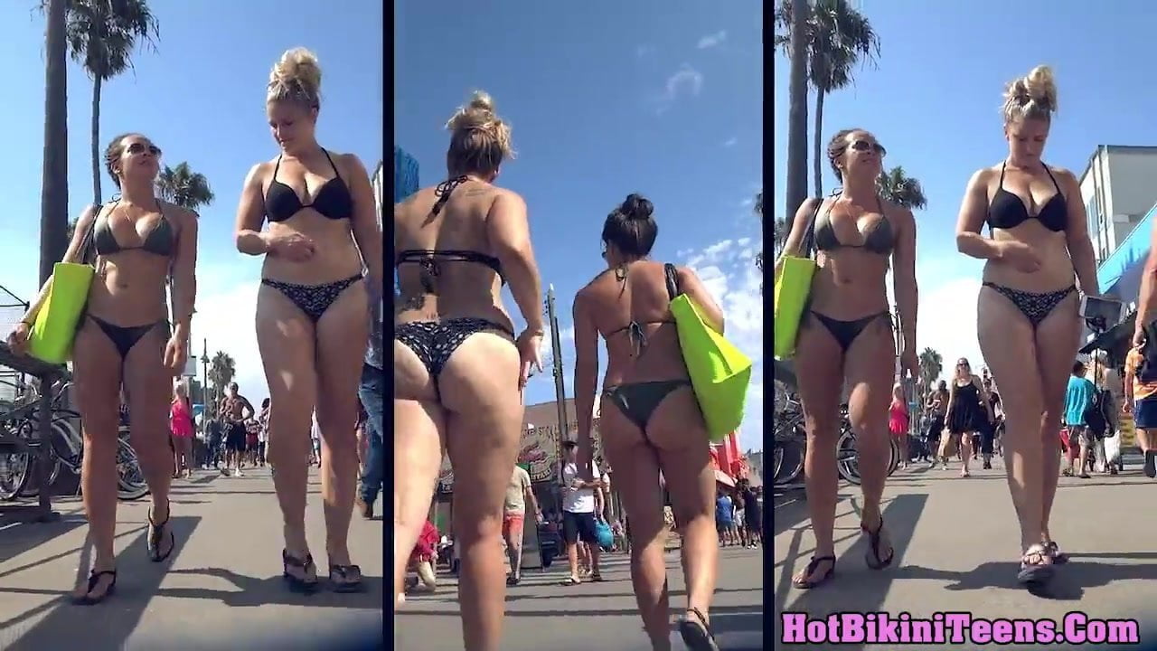 Big Booty Thong Bikini Beach Babes Voyeur Spycam Closeup