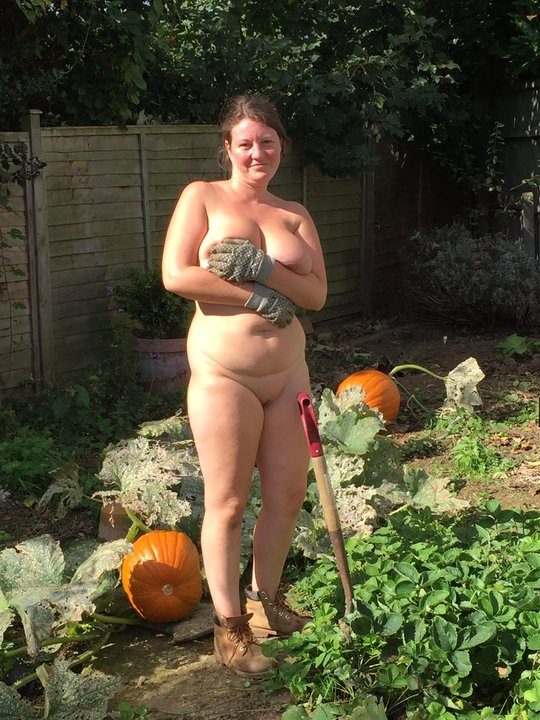 Working up a sweat in the garden
