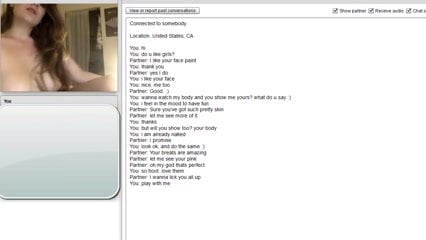 Chatroulette 13 - Playing with Big Boobs