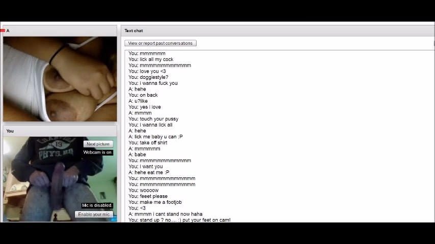 Girls whit big tits play whit me on chatroulette pt 1