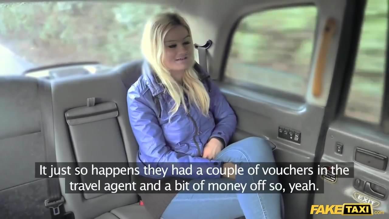 Fake Taxi blonde gets backseat discount