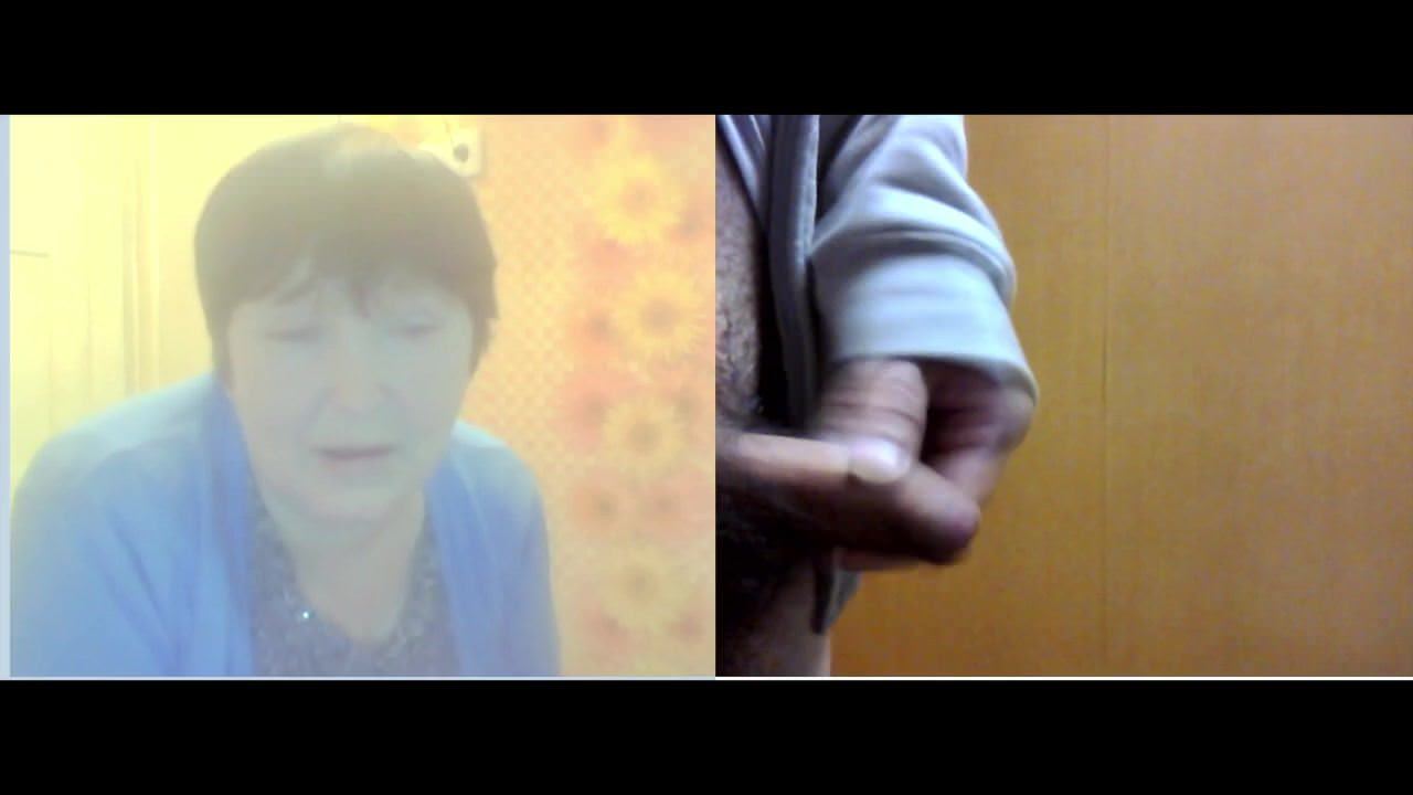 Russian milf make fun of my tiny penis video chat