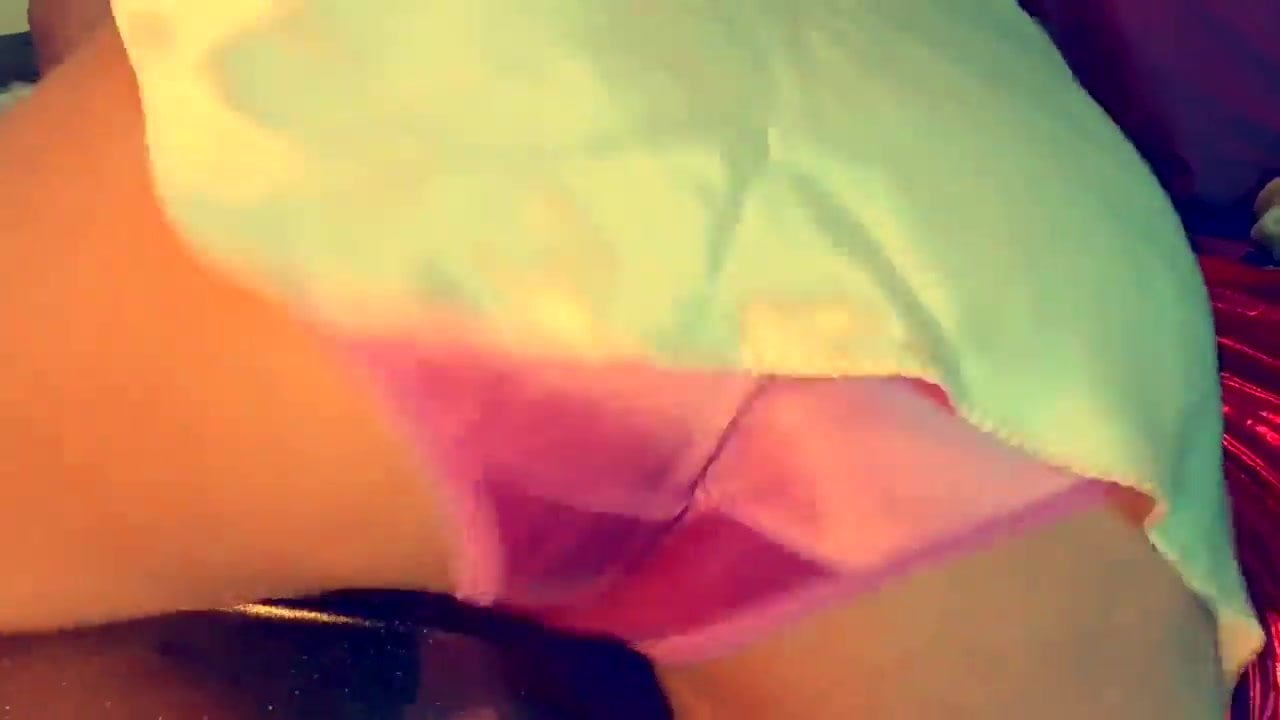 CD Shaking Her Ass in Satin, Silky, Shiny Panties