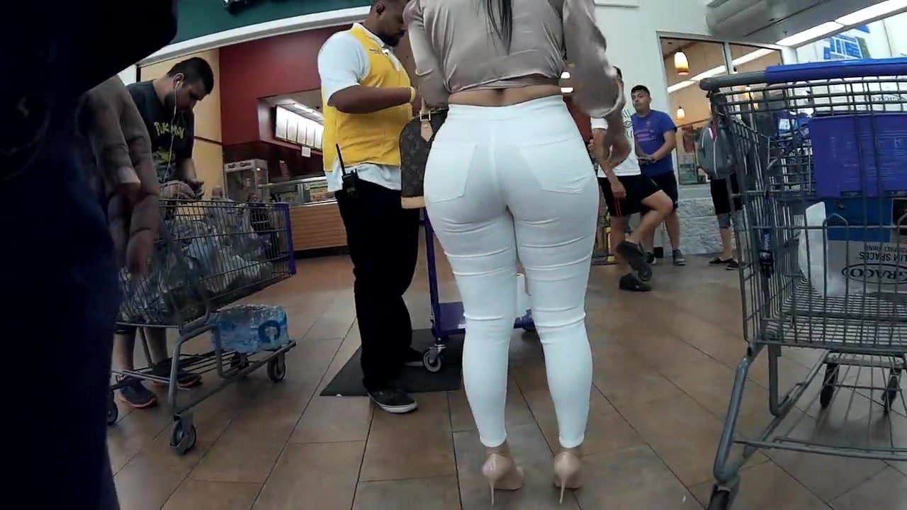Married Latina perfect body white jeans