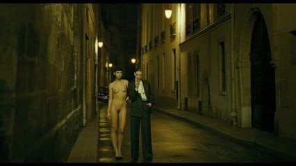 nude girl on the streets - movie saint-laurent
