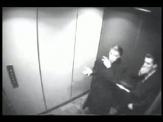 blowjob and kiss in elevator