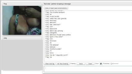 DAPHT PIERCED BRAZILIAN BOOBS AND TUGA ON CHATROULETTE