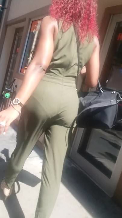 Tall Slim Black Woman With A Sexy Booty