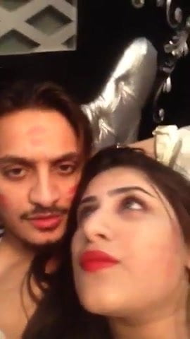 Young Pakistani lovers selfie