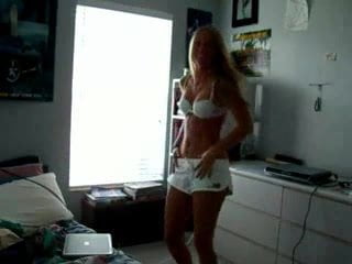 Super Hot Coed Stripping on Cam
