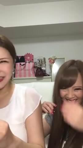 Hitomi Tanaka & Okita Anri in Live on Instagram