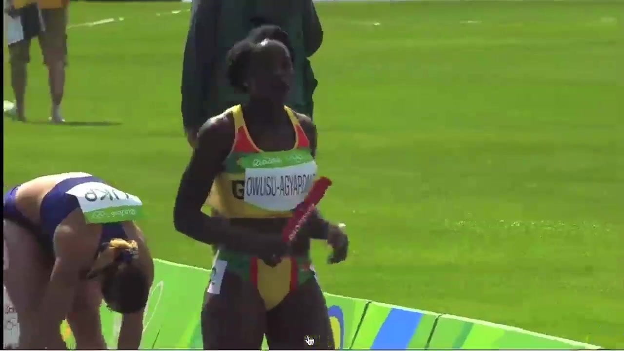 Ebony Black African Track Star Sexy Sway
